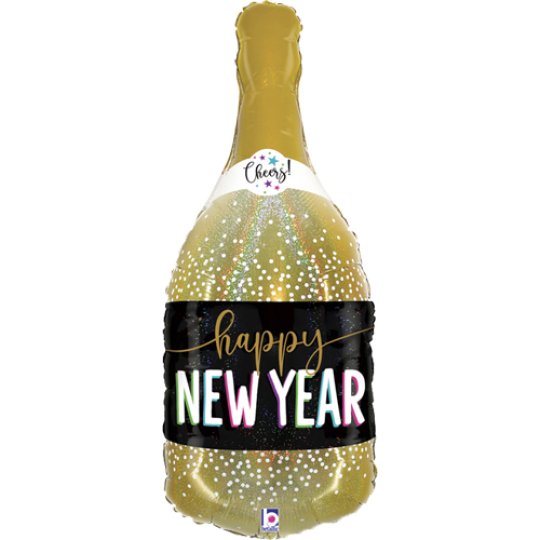 New Year Champagne Supershape