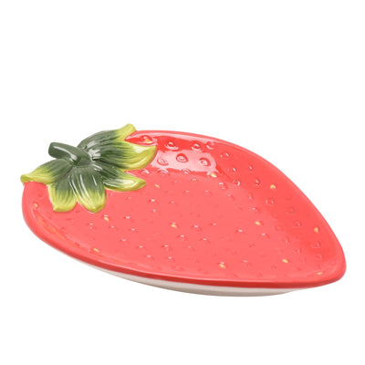 Cottage Garden Strawberry Shaped Plate