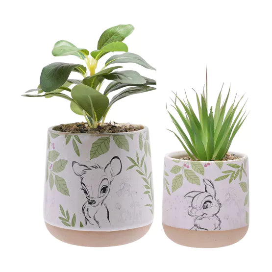 Disney Forest Friends Bambi Planters - Set of 2