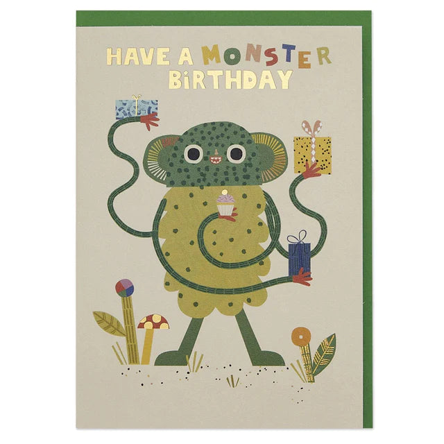 Have a Monster Birthday Greeting Card