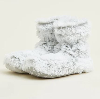 Warmies Marshmallow Grey Boots