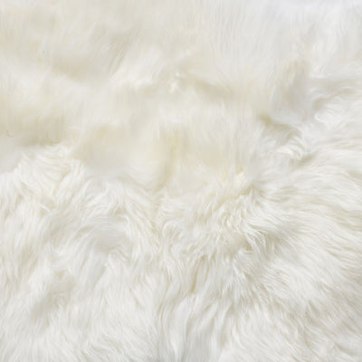 Ivory Sheepskin Cushion