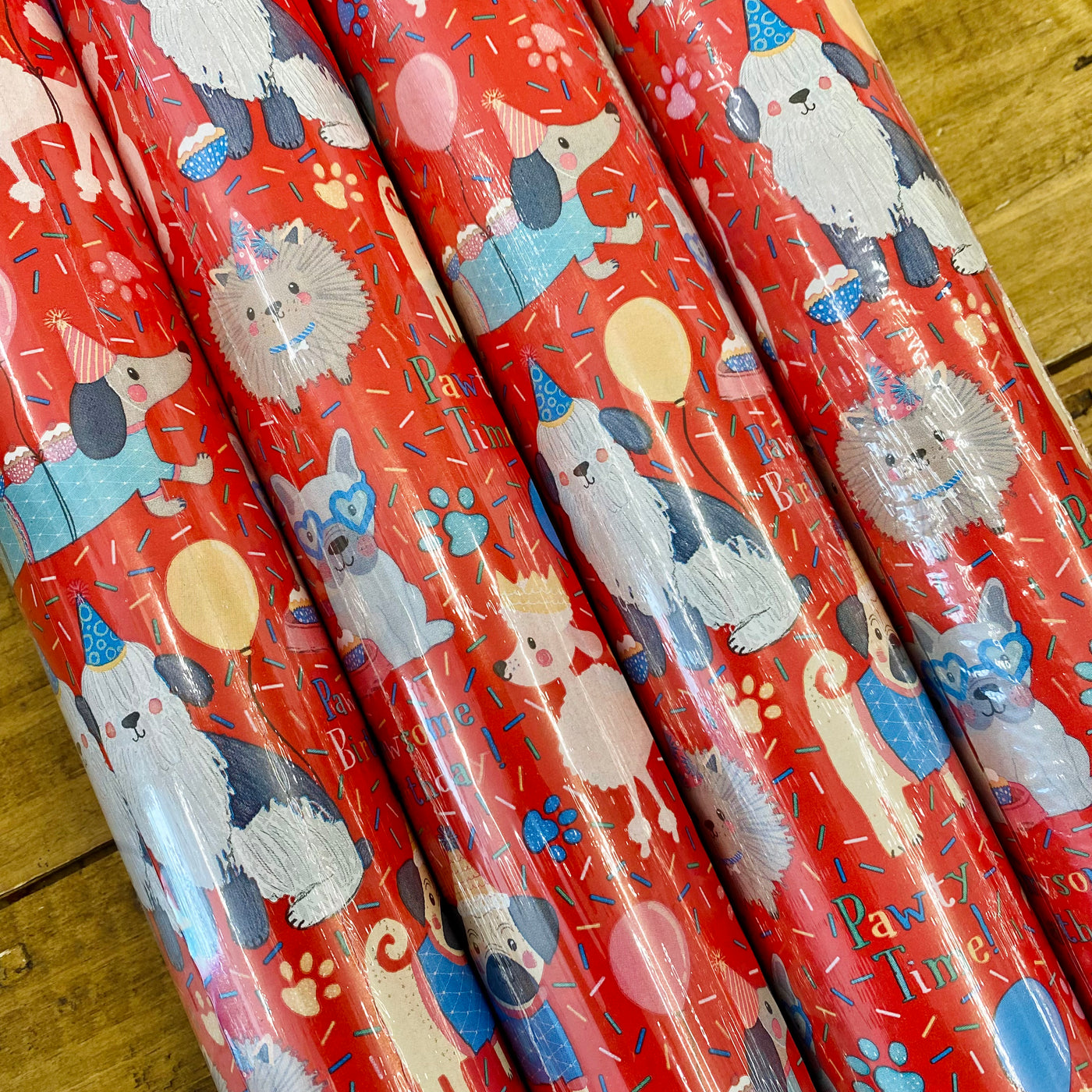 Birthday Dogs Wrapping Paper
