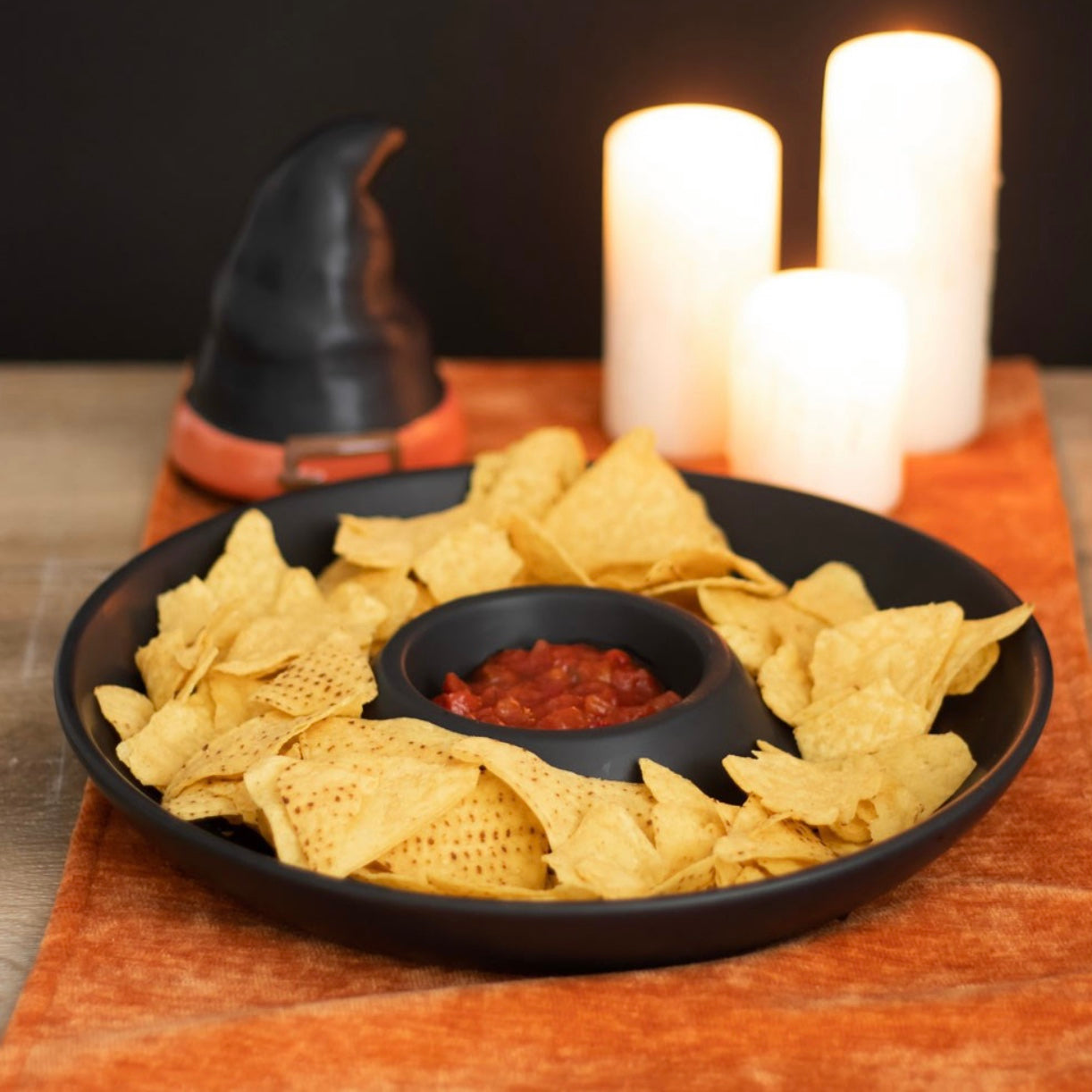 Witch Hat Chip & Dip Dish