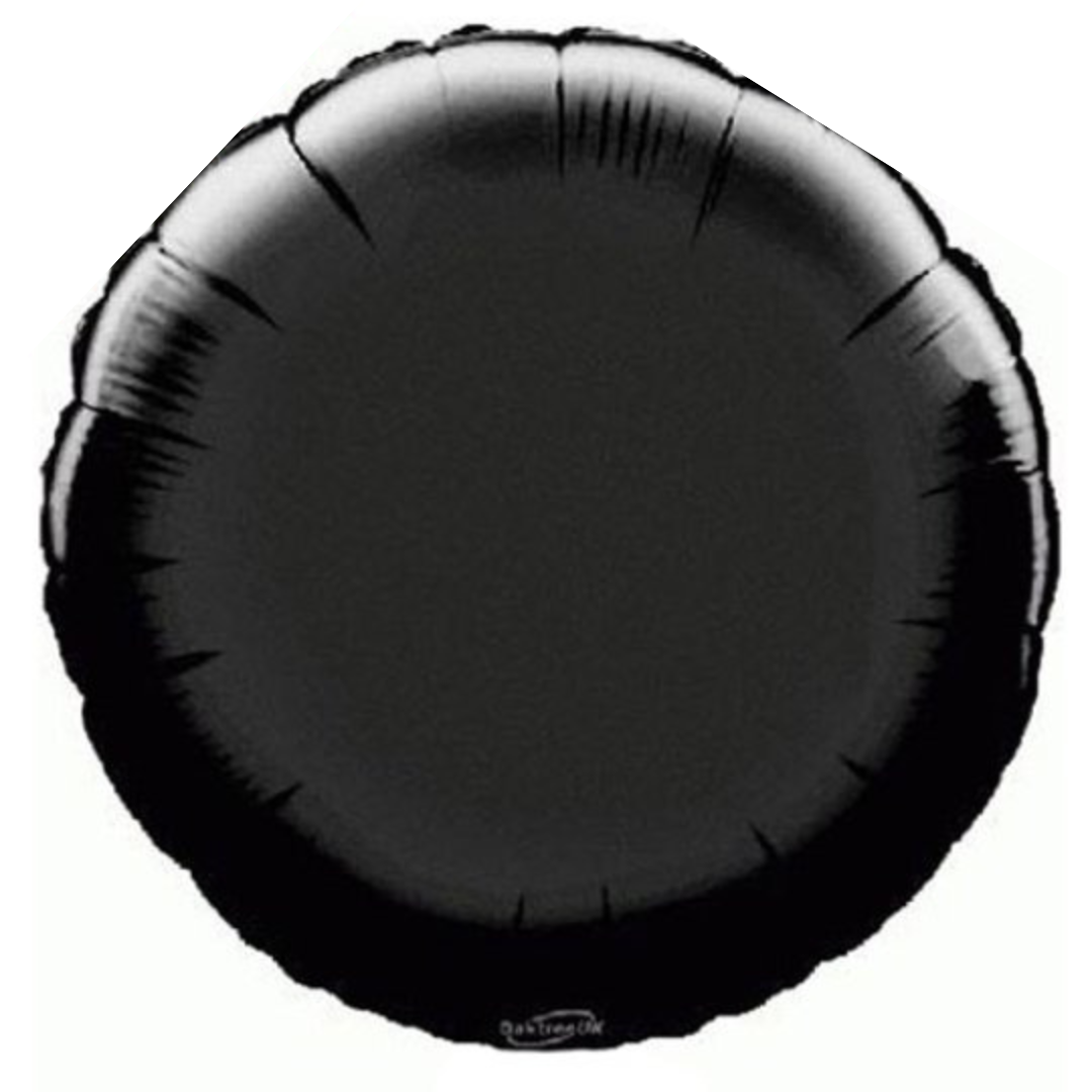 Black Round Balloon