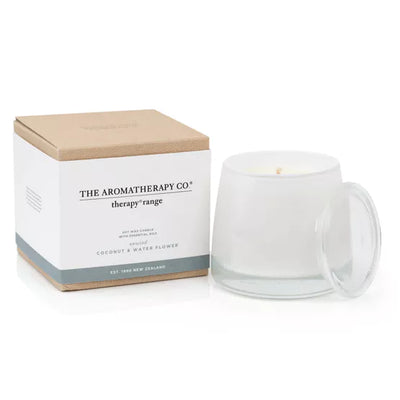 Unwind Therapy Candle - Coconut & Water Flower