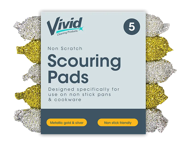 Non Scratch Scouring Pads - 5 Pack – Sprinkle of Magic
