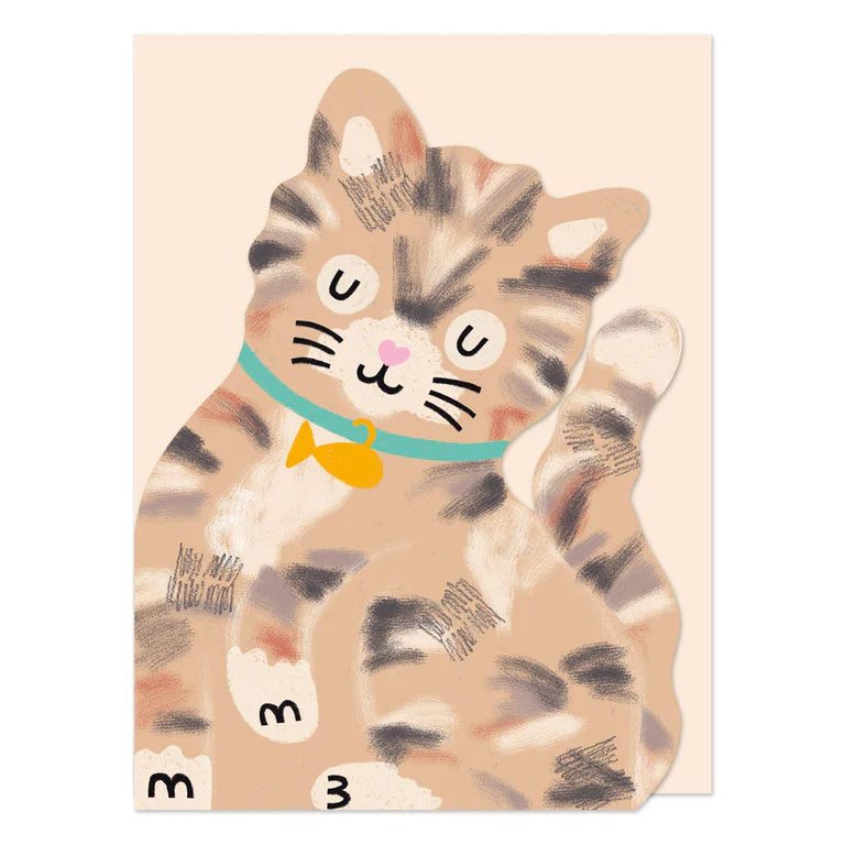 Tabby Kitten Greeting Card