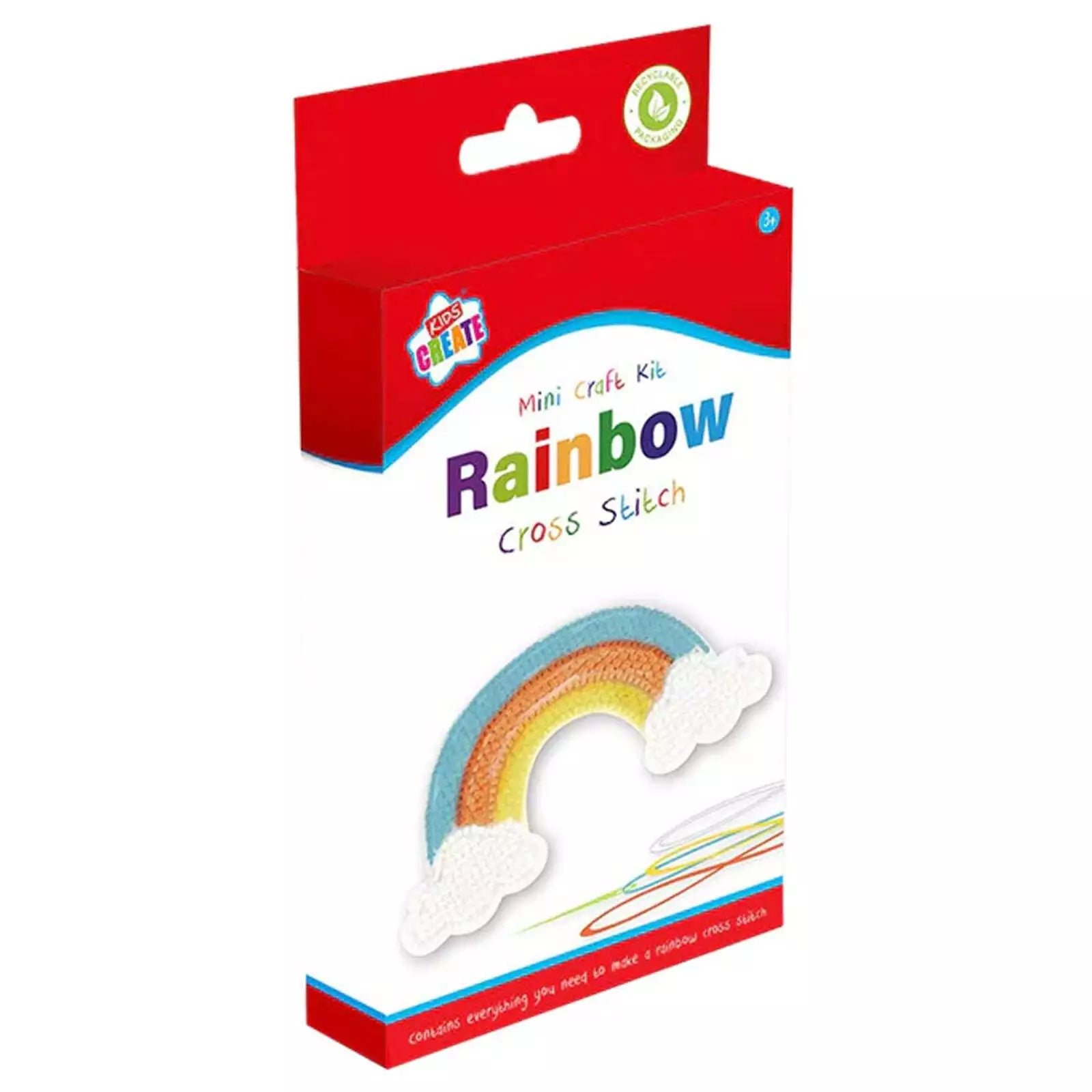 Rainbow Cross Stitch Mini Craft Kit – Sprinkle of Magic