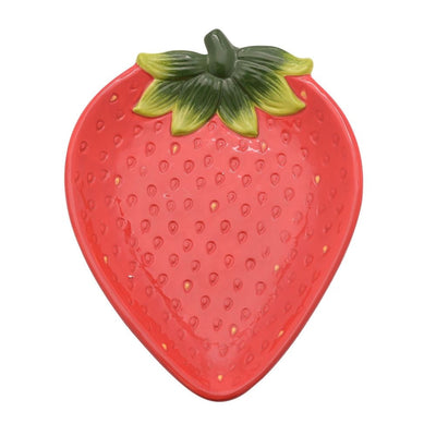 Cottage Garden Strawberry Shaped Plate