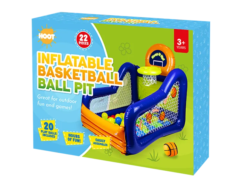 Inflatable Basketball Ball Pit