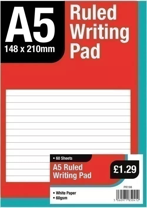 A5 RULED WRITING PAD – Sprinkle of Magic