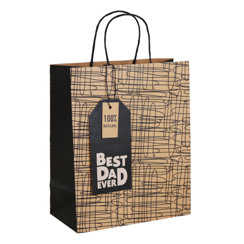 Best Dad Ever Large Gift Bag