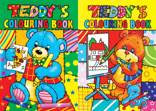 A4 TEDDY COLOURING BOOK – Sprinkle of Magic