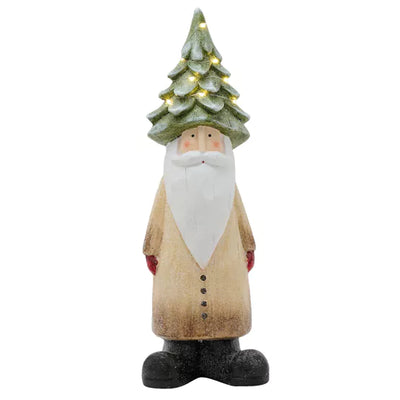 Gnome with LED Light Up Tree Hat