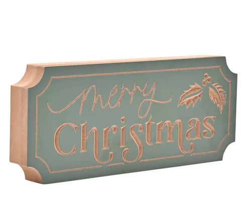 Merry Christmas Plaque