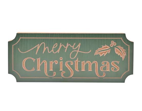 Merry Christmas Plaque