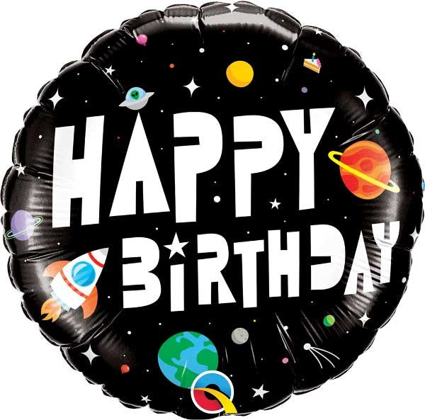 Happy Birthday Astronaut Balloon