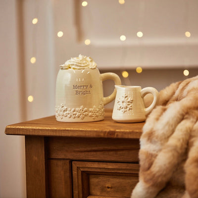 White Snowflake Mug