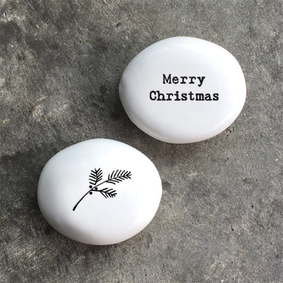 Merry Christmas Pebble ~ East of India