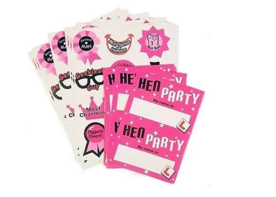 Sticker and Name Tag Set
