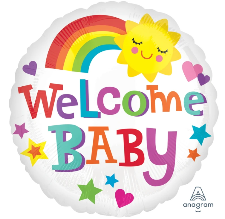 Welcome Baby Cute Icons Balloon
