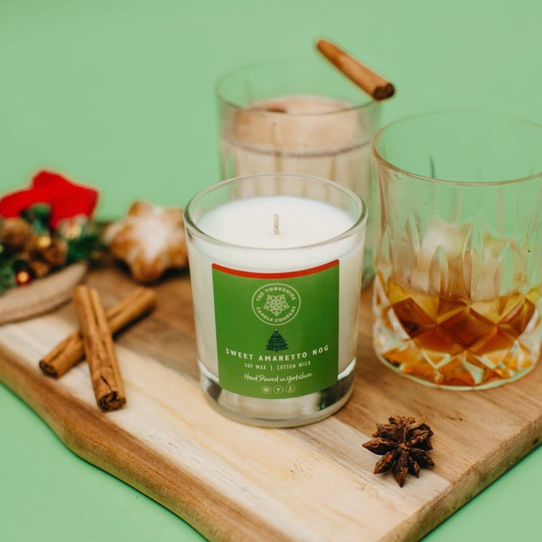 Yorkshire Candle Company - Sweet Amaretto Nog Candle