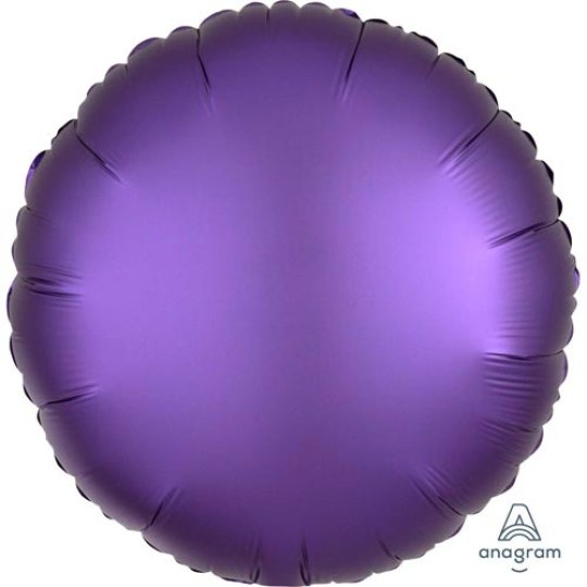 Purple Royale Satin Round Balloon