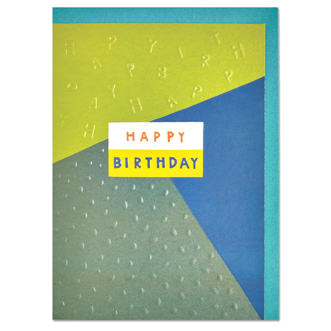 Luxe 'Happy Birthday' Card
