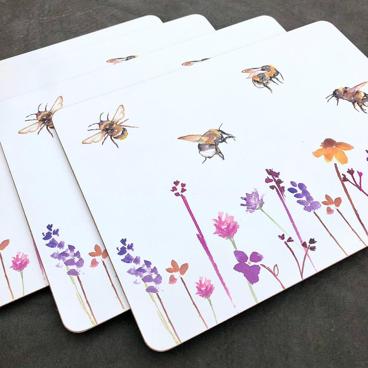 Busy Bee Placemats, set of 4