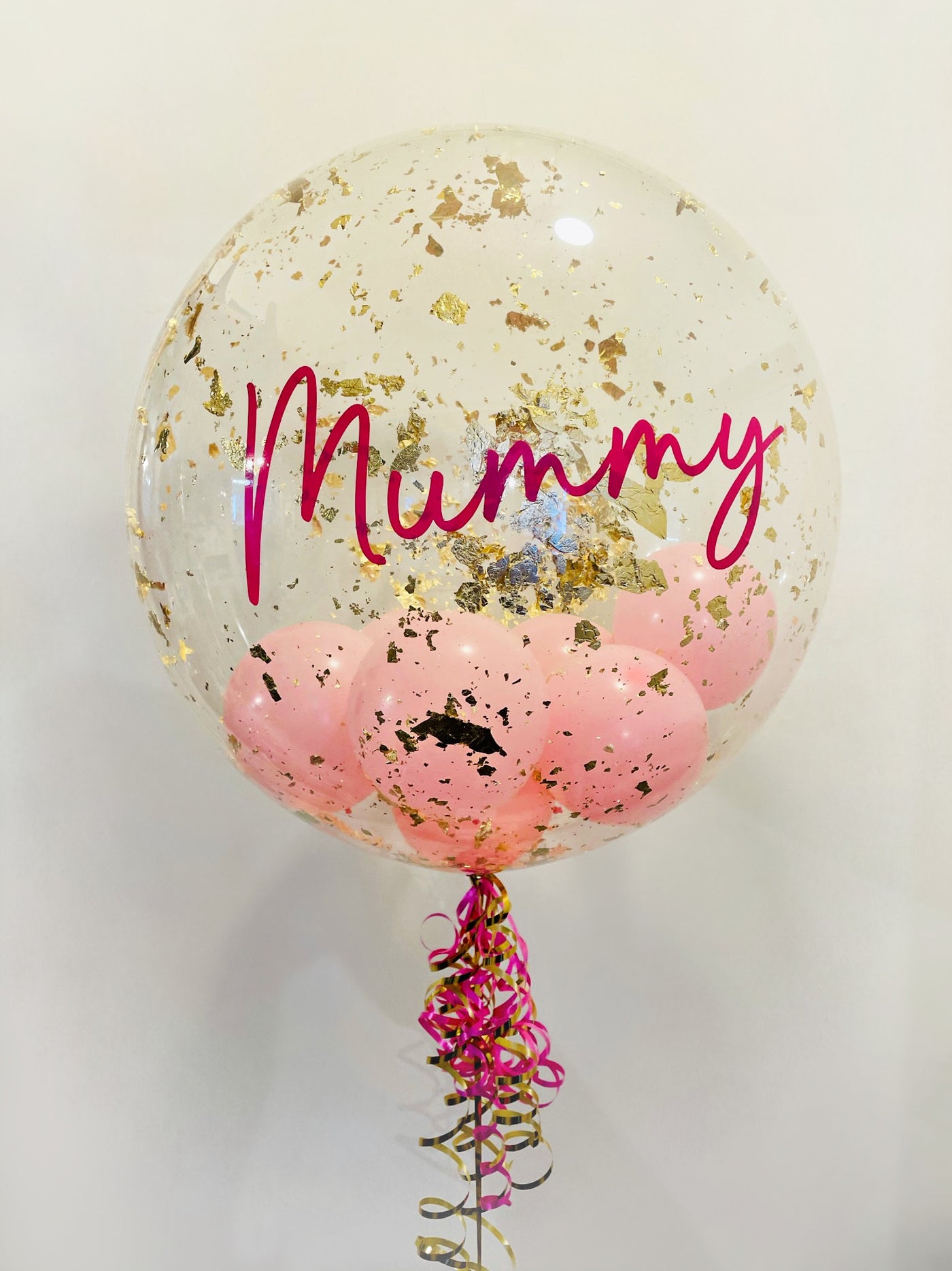 Personalised Bubble with Mini Balloons