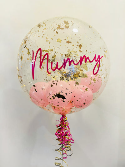 Personalised Bubble with Mini Balloons