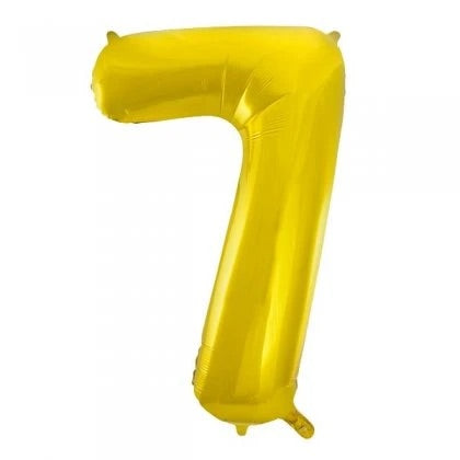 Number Balloon - 6 - Gold