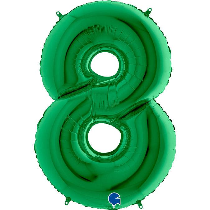 Number Balloon - 8 - Green
