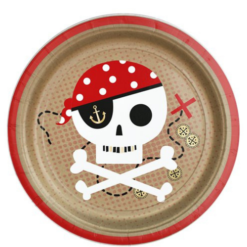 Treasure Island Pirate Plates