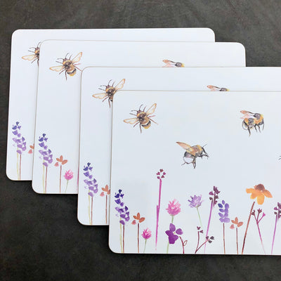 Busy Bee Placemats, set of 4