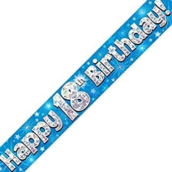 18 Blue Happy Birthday Banner