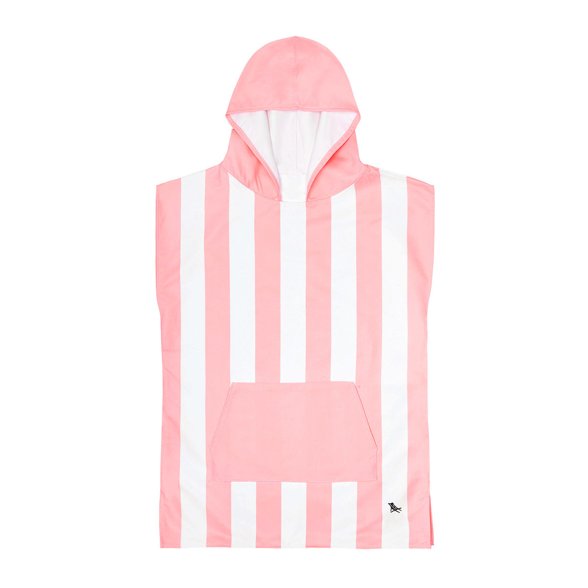 Quick Dry Kids Hooded Towel/Poncho - Malibu Pink - Dock & Bay