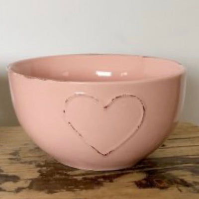 Pink Shabby Chic Bowl