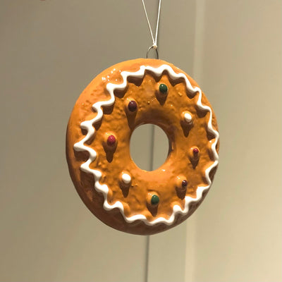 Gingerbread Hanging Christmas Donut