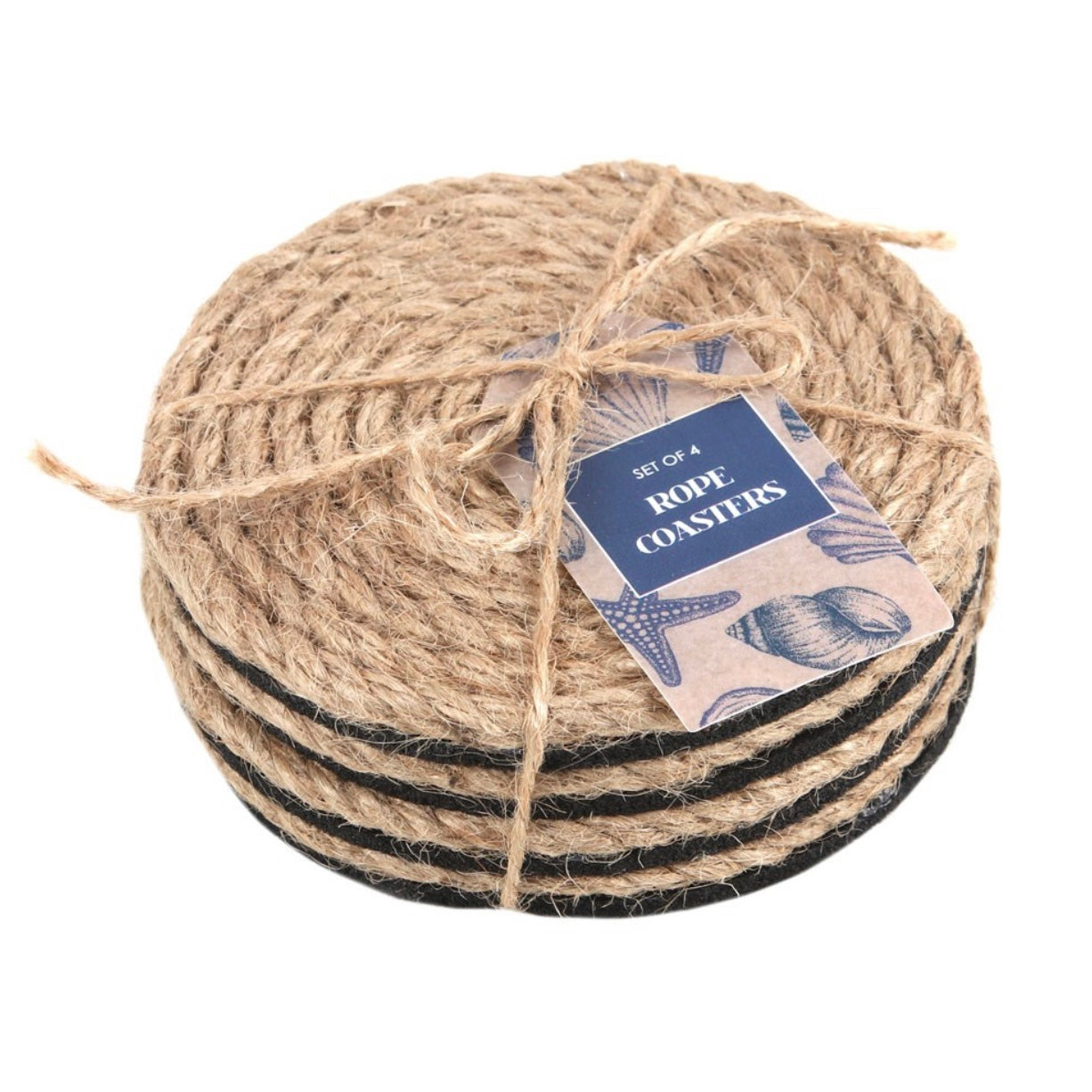 Italian Coasters Rope Coastal Rope Coasters, set of 4 – Sprinkle of Magic