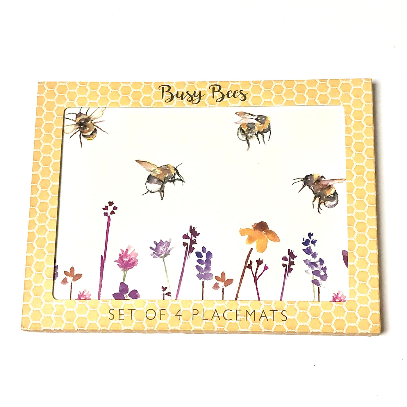 Busy Bee Placemats, set of 4