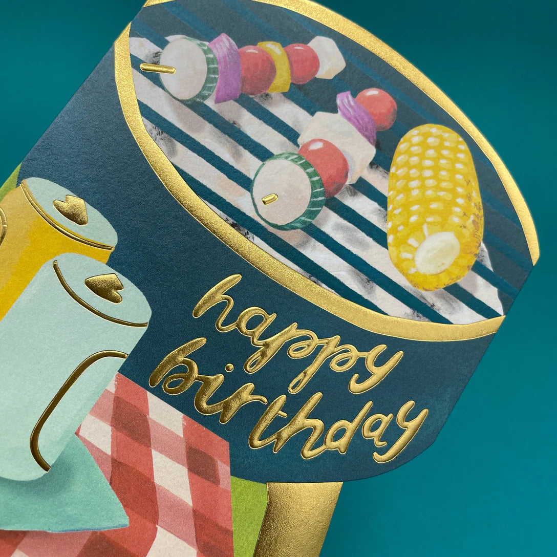 BBQ Happy Birthday Card