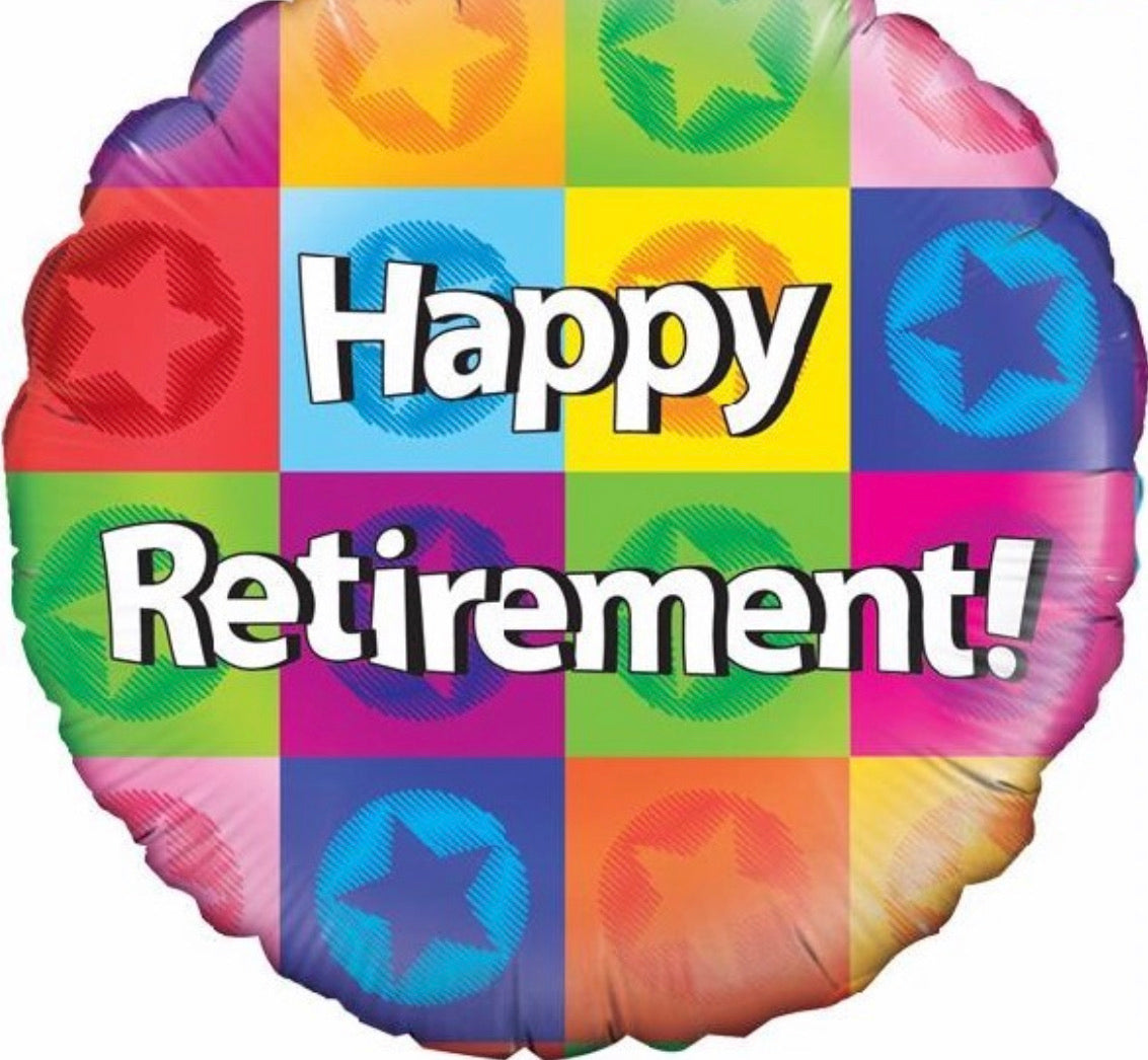 Happy Retirement Balloon