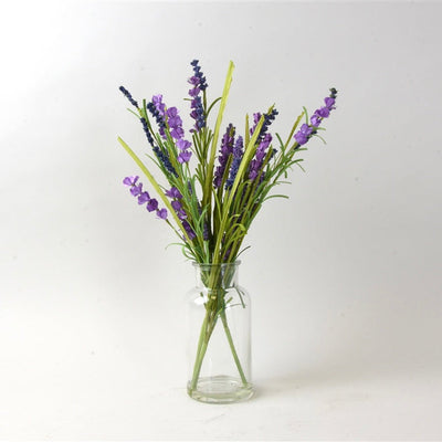 Lavender Arrangement in a Glass Vase