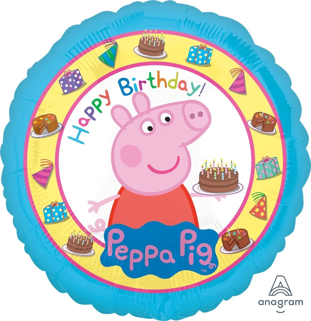 Peppa Pig Birthday Balloon