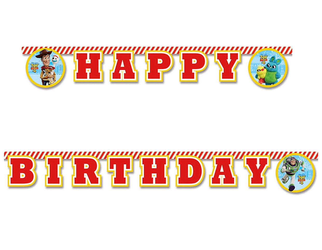 Toy Story Happy Birthday Banner