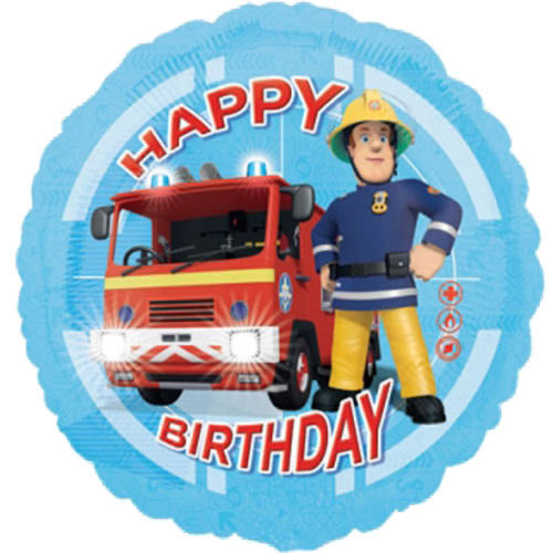 Fireman Sam Happy Birthday Balloon