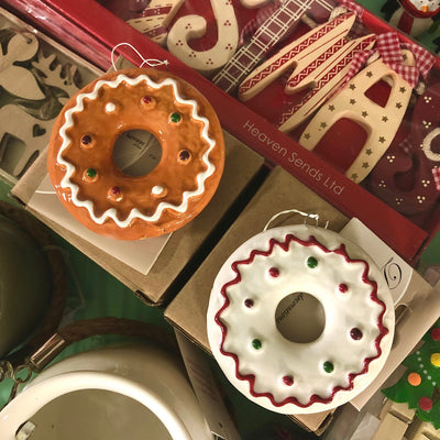 Gingerbread Hanging Christmas Donut