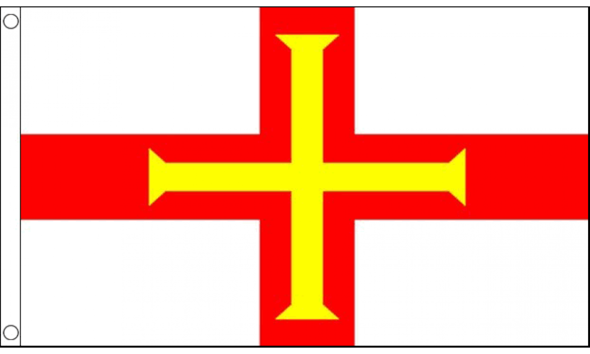 5ft x 3ft Guernsey Flag